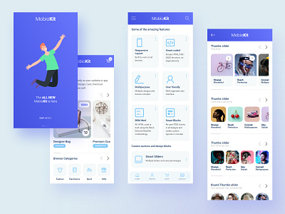 Mobiokit - HTML Mobile UI Design Kit