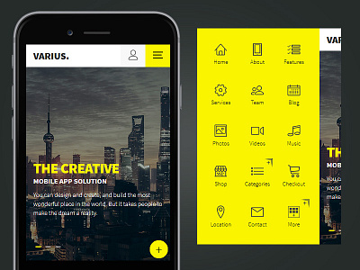 Varius mobile theme varius