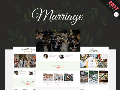 Wedding Theme Designs Themes Templates And Downloadable Graphic Elements On Dribbble