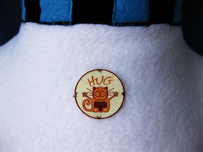 Badge - Logo was printed and sewed on pillow Snowman Decor Line brand brand design brand development brand identity branding branding design business design designer idenity identity branding identity design identity designer industrial design logo logo design logodesign logos logotype product design