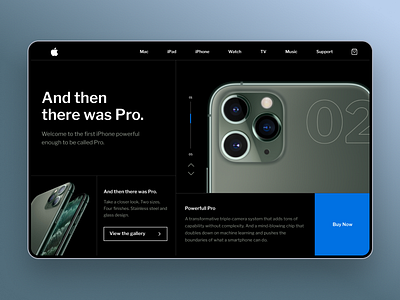 iPhone 11 Pro apple design iphone11pro landingpage ui web