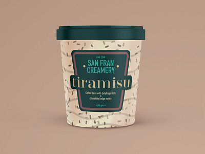 Ice Cream Package Design design dribbbleweeklywarmup food package mockup packagedesign
