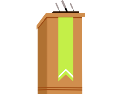 Podium image activity assembly character classroom college design icon vector illustration podium school student vector illustration