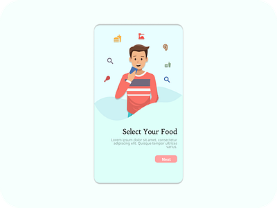 Food delivery onboarding illustration character figmadesign food and drink food app fooddivery icon vector illustration onboarding onboarding screens onboarding ui online store ui ux vector illustration