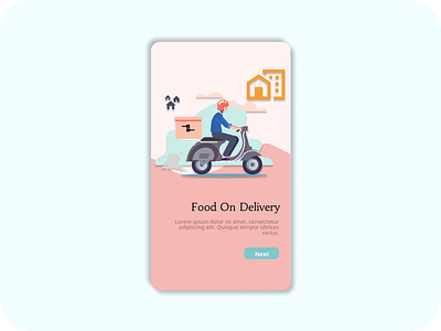 Food Delivery Onboarding Illustration 3