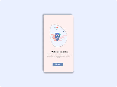 Antik Online Sale onboarding illustration