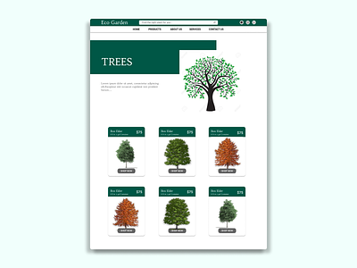 Online Tree selling website design about page aboutus branding design figmadesign illustration online shop plant shop tree house ui ui ux vector illustration website concept