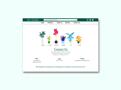 Online Tree selling website design