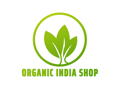 Logo for Organic Shop branding illustration logo logo design organic vector