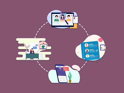 Interview Selection Process Illustration