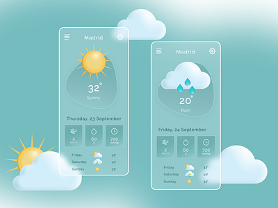 WEATHER APP UI DESIGN | FIGMA DESIGN akanksha appdesign appui figmadesign illustration ui uiux vector illustration vectorlo weatherapp