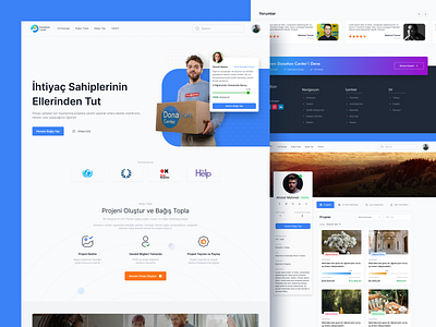 Donation.Center UI & UX Design 3d animation design digital drawing flatdesign inspiration i̇llustration motion graphics ui ux vector
