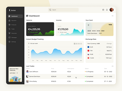 Bankeer Administration UI/UX Design