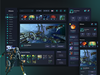 OGame. Redesign Page