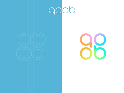 qoob circle colors cube logo