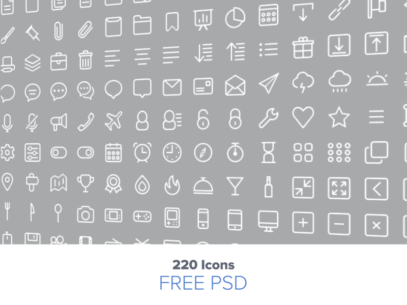 Free Icon Set eps free icons line psd sketch vector