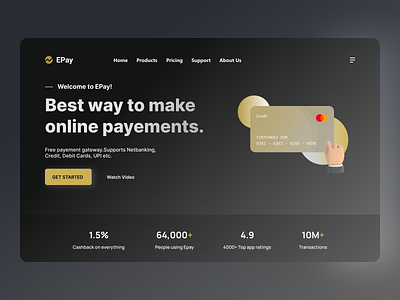 Money Management landing page