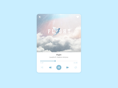 Flight art direction cover art design music ui