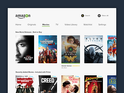 Amazon Video Xbox One amazon video redesign sketch xbox one