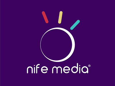 nife media film producer for brands- logo brand brand projects branding film producer from brazil graphic design logo marca nife media purple simbol ok sun trademark