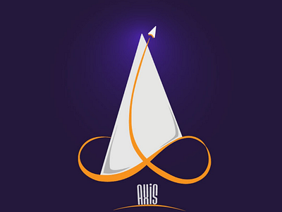 Daily logo challenge #1 Axis adobe cc adobe illustrator axis daily logo challenge fly illustrator infinity logo rocket space