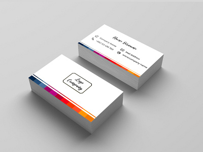 Business Card brand logo business card company branding cover flyer graphic design illustrator leaflet logo photoshop typography