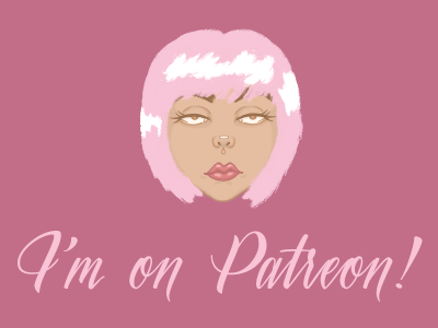 I'm on Patreon illustration patreon