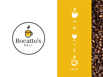 Bocattos logo / Cafe-Bar ☕️