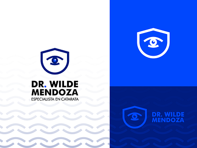 Logo 🛡️ ophthalmologist 👁️ branding eye flat graphic design illustrator logo minimal oftalmologist shield