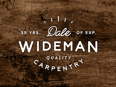 Logo Design carpentry design experience expertise grain quality vintage wood