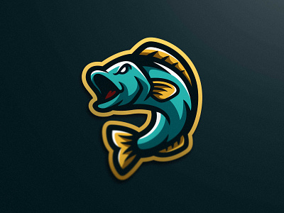 Fish Mascot logo by Ali Arda on Dribbble