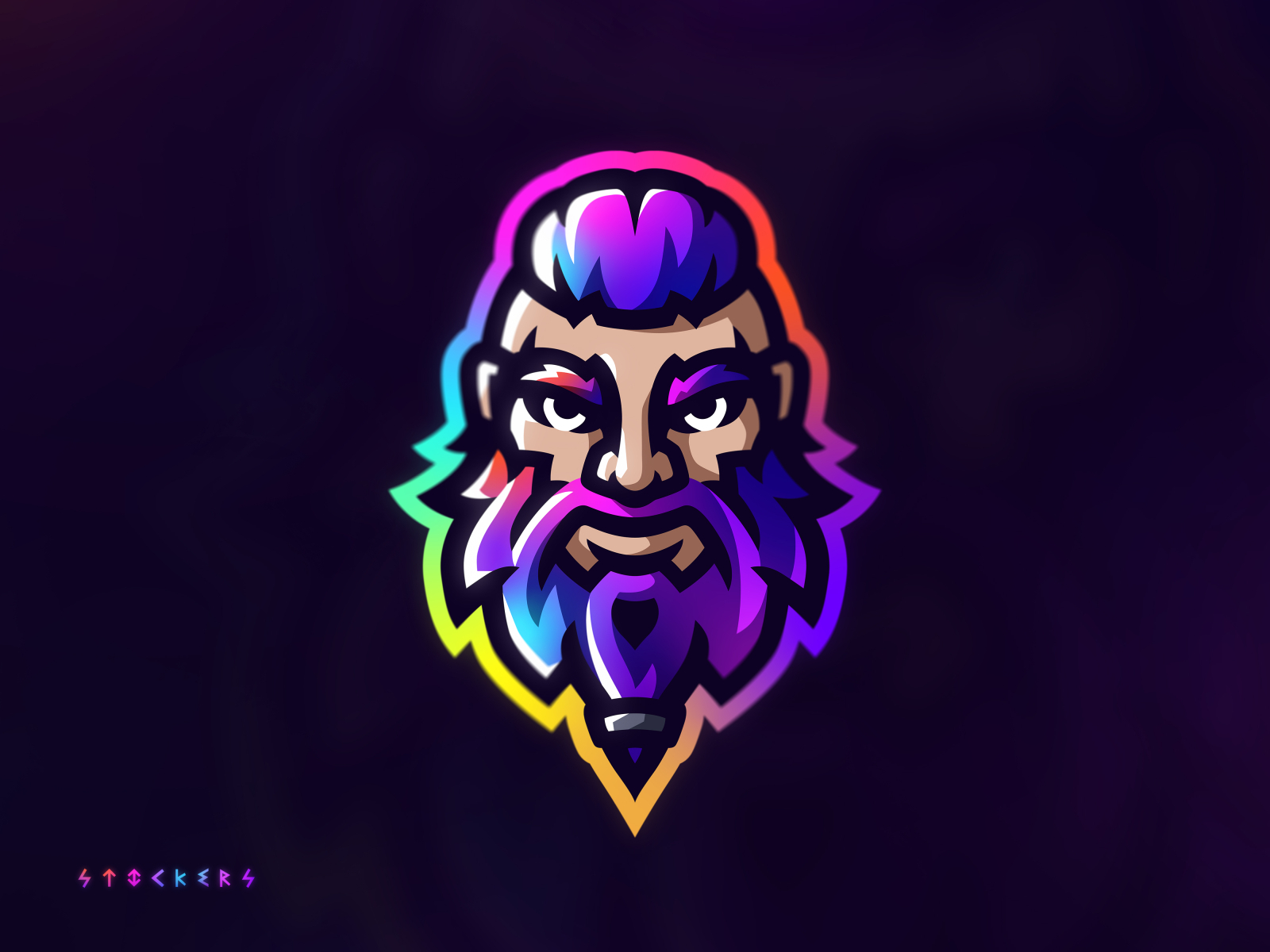 Viking - Mascot logo by Ali Arda on Dribbble