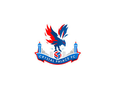 Crystal Palace FC - Unofficial Rebrand branding crystal palace fc football football design icon illustration illustrator logo mascot logo sports design sports logo vector