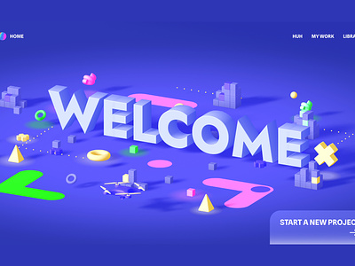 Welcome Page - Spline