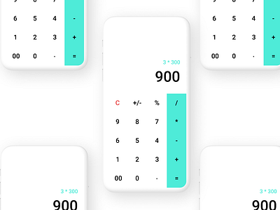 daily UI 4 Calculator Ui app dailyui design flat minimal ui ux