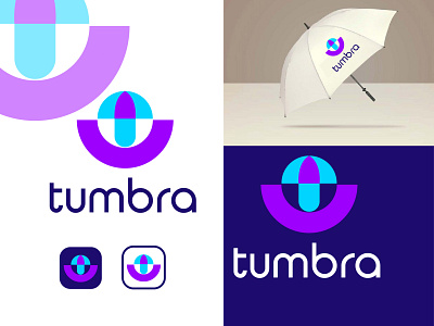 TUMBRA LOGO DESIGN brandidentity branding logoconcept logoconceptdesign logodesign logomark logotype tlogodesign tlogomark tumbralogo ulogoconcept ulogodesign ulogomark umbrellalogo utlogodesign