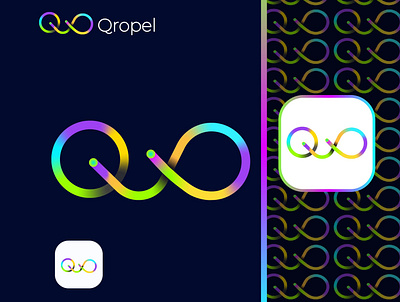 Q AND P GRADIENT LOGO DESIGN branding designalogo gradient logoconceptdesign logodesign logodesigner logomark logotype modernlogo plogodesign qlogodesign qplogo qplogodesign