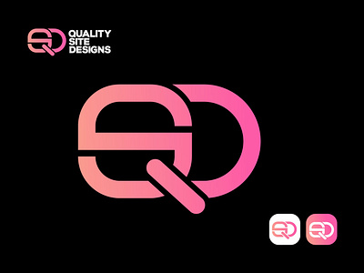 QSD Logo Design letterlogo letterlogomark logoconcept logodesigner logotype minimalistlogo qsdlogo qsdlogodesign qslogo sdlogo