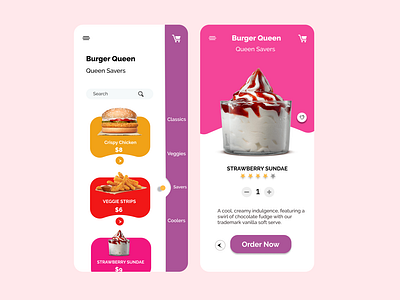 E-Food Order App Design