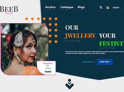 Jewellery shop landing page app branding character clean design graphic design icon illustration minimal mobile typography ui ux web website