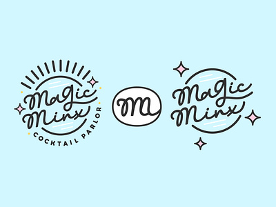 Magic Minx Cocktail Parlor Logo Pack