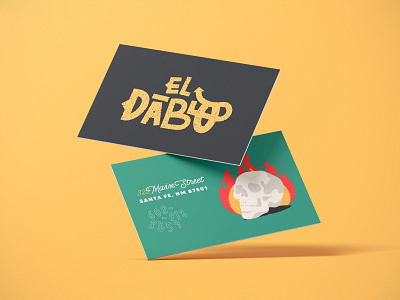 El Diablo Taquería Business Card Design