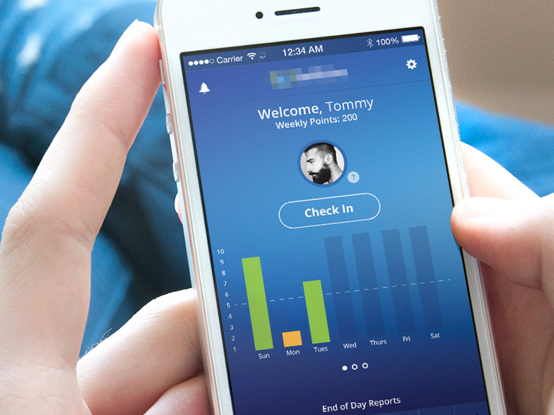 ios7 Mobile Application- UI/UX ios7 mobile app application iphone ui graph gradient blur transparent dbg