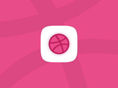 Icon for dribbble mobile app app dailyui dribbble icon ui