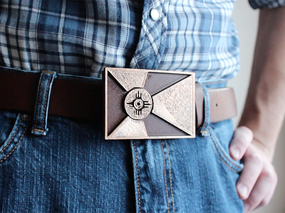 3D-Printed Belt Buckle 3d print apparel kansas