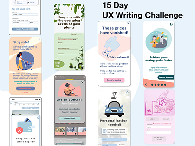 15 Day UX Writing Challenge