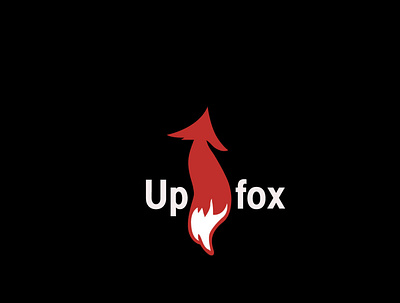 upfox1 animation branding creativity design flatdesign illustration logo negativespace unique logo