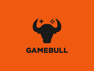 GameBULL animation branding creativity design flatdesign illustration logo negativespace unique logo ux