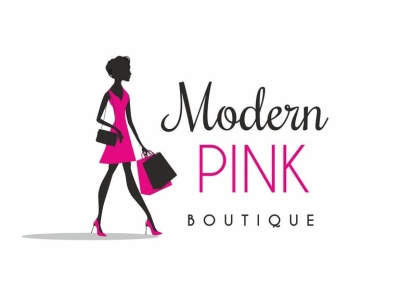 Modern Pink Logo Design