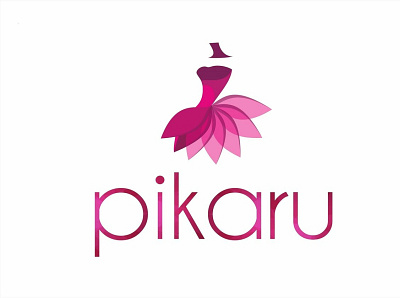 Pikaru Logo design animation branding creativity flatdesign girl illustration girls night girls night out flyer ladies logo negativespace ui ux woman illustration woman logo women